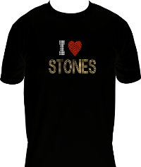 PERSONALISED DIAMANTE RHINESTONE T SHIRTS